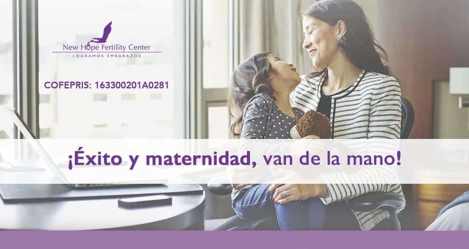 Éxito y maternidad, no están peleadas
